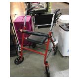 Drive folding rollator