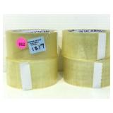 4 New rolls clear packing/shipping tape