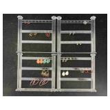 Earring Racks W/assorted Earrings