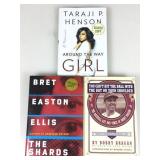 Signed books, Bobby Braganza, Bret Easton Ellis &