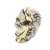 Carved Stone Skull 4in H