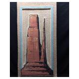 David W Palmer Southwest Style Stucco Painting.