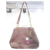 Michael Kors Jet Set Legacy Pebbled Leather Plum