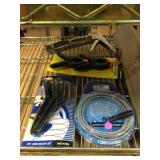 New Tools incl. Caulk gun, Clamps, wire brush set