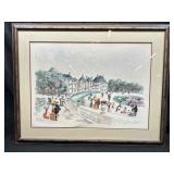 Urbain Huchet Signed LE Lithograph On Paper.