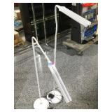 2-adjustable angle LED lights, 53in tall