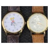 2 Lorus Disney Quartz Mickey Mouses Watches,