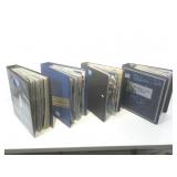 Mixed lot of sports cards in albums