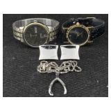 Bag Of Costume Jewelry & Watches
