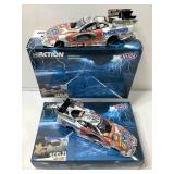 2 Signed die-cast funny cars #73