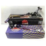 2 Signed Action 1:24 scale die cast dragsters. I