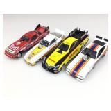 2 Signed Die-cast funny cars, 2 not signed #73
