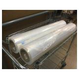 2 rolls of shrink wrap, 29.5in tall