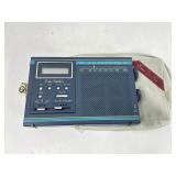Pierre Cardin transistor radio in case