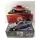 Signed Die-cast dragster, Dodge Stratus & Ford