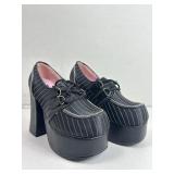 Demonia platform shoe, Charade black sz 7