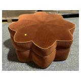 Star Shaped Vtg Ottoman - approx. 3ft wide