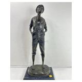 A. Moreau ï¿½Whistling Manï¿½ Bronze Sculpture on