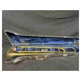 Vtg Holton Collegiate Trombone w/ Mouthpiece and