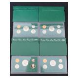 1995, 96, 97 & 98 Us Mint Proof Sets