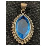 Sterling Silver Pendant, Tw 10.9g, Sz 1ï¿½in