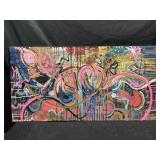 Signed Original Street/Graffiti Abstract Painting