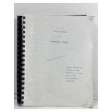 David Ichelson manuscript Dog Face Chronicles