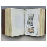 Us Plate Block Stamp Album W/stamps, Pretty Full