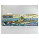 Toy model, German Battleship Bismarck 1/350 scale
