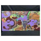 Signed Original Street/Graffiti Abstract Painting