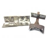Antique Keystone School Stereoscope w/ Picture
