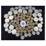 18 Kennedy Half Dollars Some 40% Silver W/quarters
