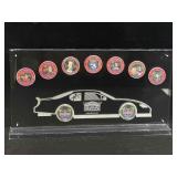 NASCAR Seminole Casino Chip display/plaque 8x14