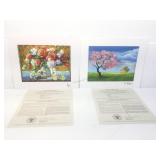 David Najar & Peter Nixon Lithographs w/ COA.