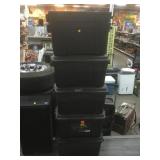 6 Plano Sportsman Trunk 56qt. Only 2 missing lids