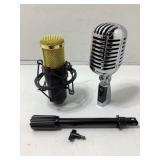 2 Microphone Heads. Untested