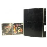 Sony PS3 Model CECHP01 Console and Games. Tested