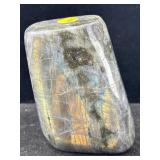 Polished Laboradorite Crystal Stone 5x3.5x2 In