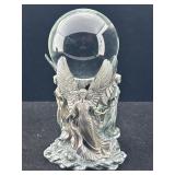 Angels Of Hope Pewter Sculpture and Crystal Ball