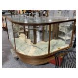 5x5ft Vtg Showcase Display Case with Shelves