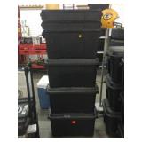 6 Plano Sportsman Trunk 56qt. Only 3 missing lids