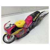 Signed die cast motorcycle racer