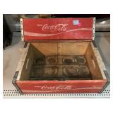 2 Vintage Wood Coca Cola Bottle Holders.