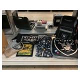 Raiders backpack, pillow, flag and more.