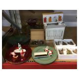 Starfire Harmonica decorative chargers, glassware