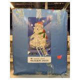 40 inch Animated and Lighted Polar Bear on Saucer