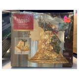 12 inch Lighted Beaded Bell in Box.