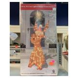 36 inch Lighted Motion Crystal Reindeer in Box.