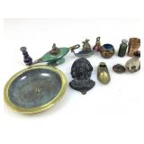Table lamp made in Israel, small collectibles and