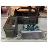 Ammo Box, Tool Bag, and Trays.